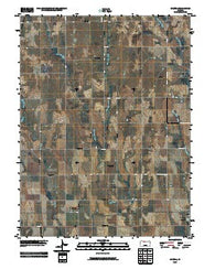 Gretna Kansas Historical topographic map, 1:24000 scale, 7.5 X 7.5 Minute, Year 2009