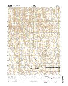 Gretna Kansas Current topographic map, 1:24000 scale, 7.5 X 7.5 Minute, Year 2015