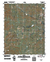Gridley Kansas Historical topographic map, 1:24000 scale, 7.5 X 7.5 Minute, Year 2009