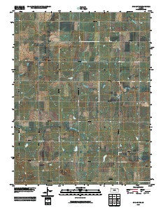 Gridley NW Kansas Historical topographic map, 1:24000 scale, 7.5 X 7.5 Minute, Year 2009