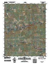 Gridley SE Kansas Historical topographic map, 1:24000 scale, 7.5 X 7.5 Minute, Year 2009