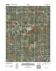 Gridley SE Kansas Historical topographic map, 1:24000 scale, 7.5 X 7.5 Minute, Year 2012