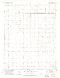 Grigston Kansas Historical topographic map, 1:24000 scale, 7.5 X 7.5 Minute, Year 1974