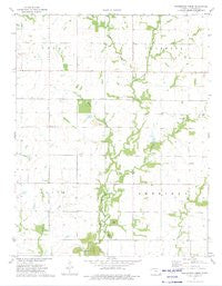 Grindstone Creek Kansas Historical topographic map, 1:24000 scale, 7.5 X 7.5 Minute, Year 1973