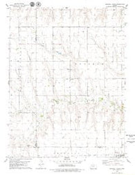 Grinnell North Kansas Historical topographic map, 1:24000 scale, 7.5 X 7.5 Minute, Year 1979