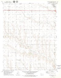 Grinnell South Kansas Historical topographic map, 1:24000 scale, 7.5 X 7.5 Minute, Year 1979