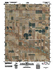 Grinnell South Kansas Historical topographic map, 1:24000 scale, 7.5 X 7.5 Minute, Year 2009