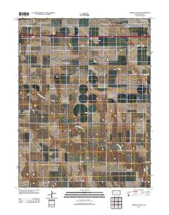Grinnell South Kansas Historical topographic map, 1:24000 scale, 7.5 X 7.5 Minute, Year 2012