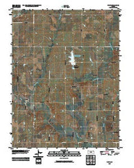 Grove Kansas Historical topographic map, 1:24000 scale, 7.5 X 7.5 Minute, Year 2009