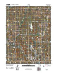 Grove Kansas Historical topographic map, 1:24000 scale, 7.5 X 7.5 Minute, Year 2012