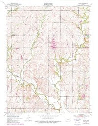 Grove Kansas Historical topographic map, 1:24000 scale, 7.5 X 7.5 Minute, Year 1952