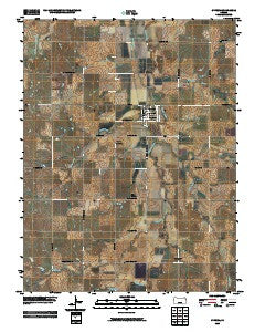 Gypsum Kansas Historical topographic map, 1:24000 scale, 7.5 X 7.5 Minute, Year 2009