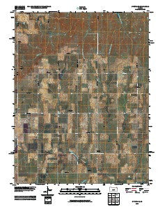 Gypsum SE Kansas Historical topographic map, 1:24000 scale, 7.5 X 7.5 Minute, Year 2009