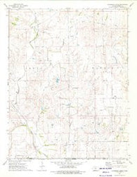 Hackberry Creek Kansas Historical topographic map, 1:24000 scale, 7.5 X 7.5 Minute, Year 1973
