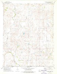 Hackberry Creek Kansas Historical topographic map, 1:24000 scale, 7.5 X 7.5 Minute, Year 1973