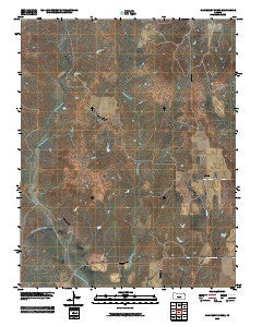 Hackberry Creek Kansas Historical topographic map, 1:24000 scale, 7.5 X 7.5 Minute, Year 2009