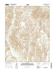 Hackberry Creek Kansas Current topographic map, 1:24000 scale, 7.5 X 7.5 Minute, Year 2016