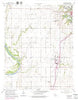 Hackney Kansas Historical topographic map, 1:24000 scale, 7.5 X 7.5 Minute, Year 1965