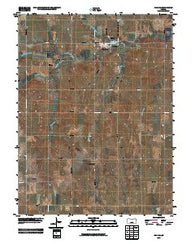 Haddam Kansas Historical topographic map, 1:24000 scale, 7.5 X 7.5 Minute, Year 2009
