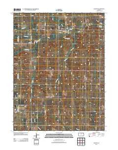 Haddam Kansas Historical topographic map, 1:24000 scale, 7.5 X 7.5 Minute, Year 2012