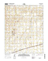 Haggard Kansas Current topographic map, 1:24000 scale, 7.5 X 7.5 Minute, Year 2016