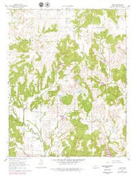 Hale Kansas Historical topographic map, 1:24000 scale, 7.5 X 7.5 Minute, Year 1962