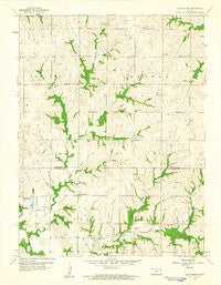 Half Mound Kansas Historical topographic map, 1:24000 scale, 7.5 X 7.5 Minute, Year 1959