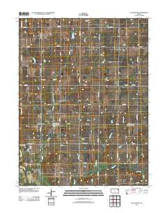 Half Mound Kansas Historical topographic map, 1:24000 scale, 7.5 X 7.5 Minute, Year 2012