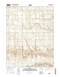 Halford Kansas Current topographic map, 1:24000 scale, 7.5 X 7.5 Minute, Year 2015