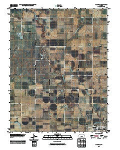 Halstead Kansas Historical topographic map, 1:24000 scale, 7.5 X 7.5 Minute, Year 2009