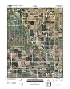 Halstead Kansas Historical topographic map, 1:24000 scale, 7.5 X 7.5 Minute, Year 2012