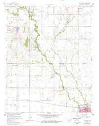 Halstead Kansas Historical topographic map, 1:24000 scale, 7.5 X 7.5 Minute, Year 1959