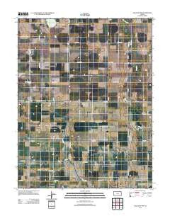 Halstead NW Kansas Historical topographic map, 1:24000 scale, 7.5 X 7.5 Minute, Year 2012