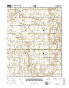 Halstead NW Kansas Current topographic map, 1:24000 scale, 7.5 X 7.5 Minute, Year 2015