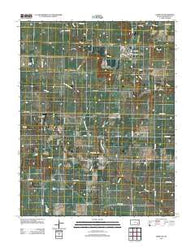 Hamilton Kansas Historical topographic map, 1:24000 scale, 7.5 X 7.5 Minute, Year 2012