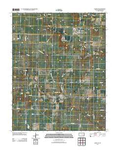 Hamilton Kansas Historical topographic map, 1:24000 scale, 7.5 X 7.5 Minute, Year 2012