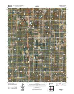 Hammond Kansas Historical topographic map, 1:24000 scale, 7.5 X 7.5 Minute, Year 2012