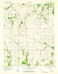 Hammond Kansas Historical topographic map, 1:24000 scale, 7.5 X 7.5 Minute, Year 1958