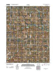 Hanover East Kansas Historical topographic map, 1:24000 scale, 7.5 X 7.5 Minute, Year 2012