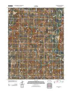 Hanover SW Kansas Historical topographic map, 1:24000 scale, 7.5 X 7.5 Minute, Year 2012