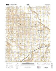 Hanston NW Kansas Current topographic map, 1:24000 scale, 7.5 X 7.5 Minute, Year 2015