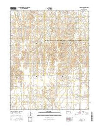 Hanston SE Kansas Current topographic map, 1:24000 scale, 7.5 X 7.5 Minute, Year 2015