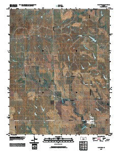 Hardtner Kansas Historical topographic map, 1:24000 scale, 7.5 X 7.5 Minute, Year 2009