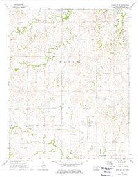 Hardtner NW Kansas Historical topographic map, 1:24000 scale, 7.5 X 7.5 Minute, Year 1973