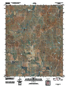 Hardtner NW Kansas Historical topographic map, 1:24000 scale, 7.5 X 7.5 Minute, Year 2010