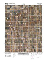 Hargrave Kansas Historical topographic map, 1:24000 scale, 7.5 X 7.5 Minute, Year 2012