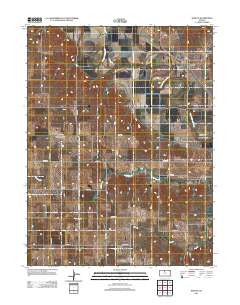 Harlan Kansas Historical topographic map, 1:24000 scale, 7.5 X 7.5 Minute, Year 2012