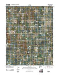 Harris Kansas Historical topographic map, 1:24000 scale, 7.5 X 7.5 Minute, Year 2012