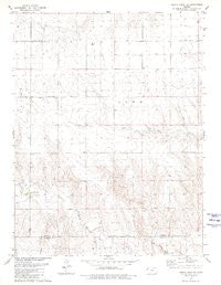 Harris Draw NE Kansas Historical topographic map, 1:24000 scale, 7.5 X 7.5 Minute, Year 1979