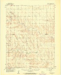 Harris Draw Kansas Historical topographic map, 1:62500 scale, 15 X 15 Minute, Year 1959